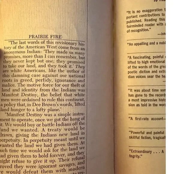 Vintage 1972 Bury My Heart at Wounded Knee Dee Brown Bantam Paperback - Picture 4 of 9